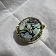 花柄アンティーク雑貨 ピルケース(アクセサリーもOK)