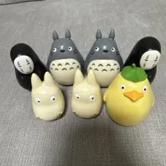 トトロ、顔なしおきあがりこぼしセット