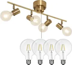 シーリングライト 4灯 LED 電球40W形4個付きのサムネイル
