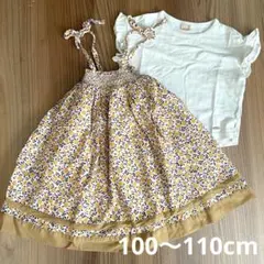 キッズ ワンピース Tシャツ セットアップ 100cm 春 夏
