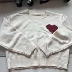 【VIS】ハート柄ニット
