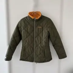 adidas オリーブグリーン キルティングジャケット