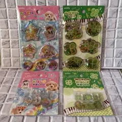 amifa 平成レトロ カプセルシール フレークシール おはじきシール 4点