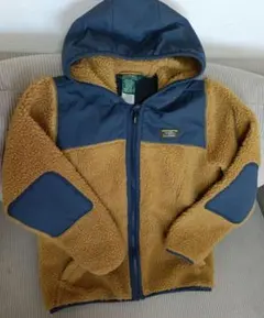 エルエルビーン シェルパフリースフードジャケット キッズ　М