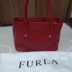 フルラ リバーシブルトートバッグ スエード✖️ピンク 保存袋あり 