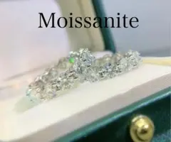 モアサナイト フルエタニティ リング　5mm 9号