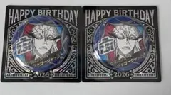 BLEACH ブリーチ バースデー缶バッジ グリムジョー 2個セット - メルカリ