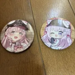 博衣こより　缶バッジ　ホロックス　カフェ　holox ホロライブ　2個セット