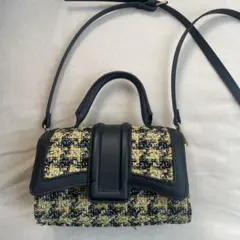 H&M ツイードショルダーバッグ