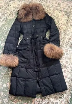 MICHAEL KORSファー付きロングダウンコート