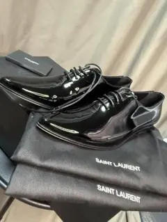 SAINT LAURENT ブラックローファー