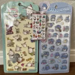 ろ*様 TOKTOKポチャッコシールセット　キーホルダー付き