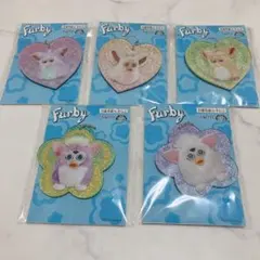 レトロファービー　キラキラアクリルキーホルダー 5個セット