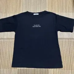SamansaMos2 blueサマンサモスモスブルー刺繍 ロゴTシャツ黒フリーのサムネイル