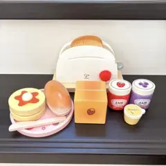 マザーガーデン ハペ 木製玩具 おままごと パン トースター セット売り