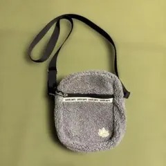 LOGOS ボアショルダーバッグ　グレー