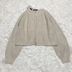 efforia ダブルジップショートカーディガン M タグ付き しまむら