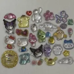 ㉝ボンボンドロップシール　立体シール　フレークシール　キャラクター