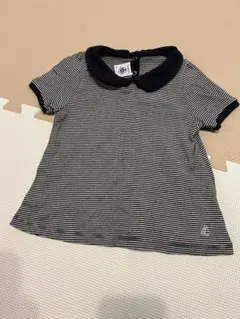 PETIT BATEAU ストライプ ポロシャツ86