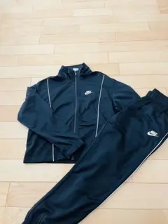 Nike ジャージ上下セット 黒 ポリエステル
