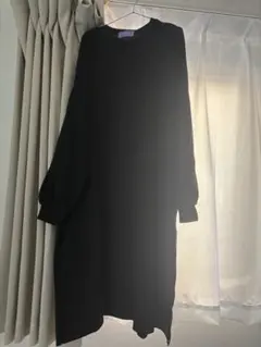 wee9s スーパールーズライトスウェッティーワンピース ブラック