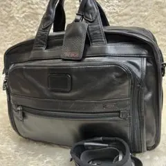 TUMI トゥミ　ビジネスバッグ　2way　オールレザー　オーガナイザー