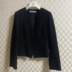 セオリーリュクス ノーカラージャケット DONNA.A LIFT 濃紺 36 - メルカリ