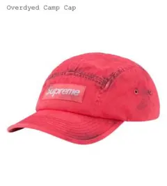 supreme Overdyed Camp Cap red 新品未使用 未開封