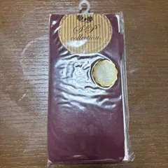 エンジ ワインレッド タイツ ストッキング M-L 80デニール
