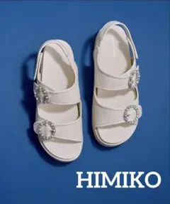 定価23100円 HIMIKOパールバックルスポーツサンダルLサイズ美品保存袋付のサムネイル