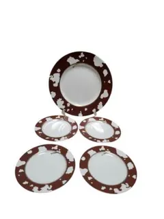 資生堂ANGELA CUMMINGS 大皿小皿 5枚セット 昭和レトロ