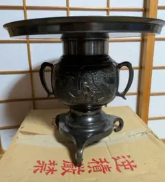 新品　花挿し　唐銅　薄端　アンティーク 2026年最新】Yahoo!オークション -薄端(銅製)の中古品・新品・未使用品一覧