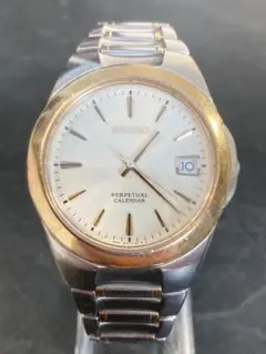 新品電池＆設定済 SEIKO パーペチュアルカレンダー 稼働 8F32-0130 