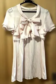 TO BE CHIC りぼん付きフリルティアードチュニックのサムネイル