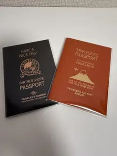 トラベラーズノート　パスポートサイズリフィル、スタンプ帳