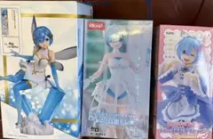 Re:ゼロ　フィギュア レム ラウンドワン限定　他3点セット