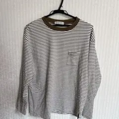 public tokyo ボーダーカットソー