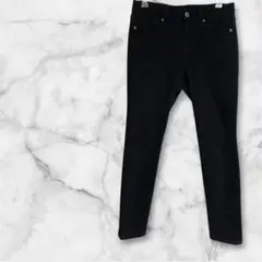 【ジーユー】スキニーデニム ブラック ストレッチ Sサイズ