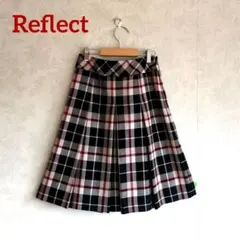 Reflect リフレクトワールド チェック太プリーツスカート M〜Lのサムネイル