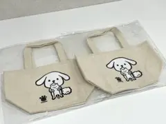 f415 新品・非売品　DUSKIN ダスキン　帆布ミニトート　トートバッグのサムネイル