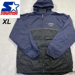 STARTER ナイロンマウンテンパーカー　アウトドアウェア　ブラック　XL