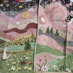 風花娘娘様おまとめ⭐️ふわふわガーゼハンカチ☆おとぎの国の猫と仲間
