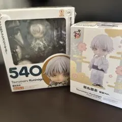刀剣乱舞 ねんどろいど 鶴丸国永 白黒 2点セット 通常 黒い鶴丸 舞台