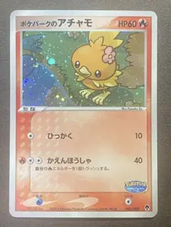 ポケカ ポケパーク プロモ 未開封 アチャモ ミズゴロウ レックウザ