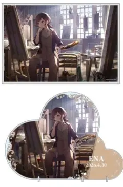 プロセカ はぴこれ バースデー 東雲絵名　ビッグアクリルパネル＆アクリル色紙 B