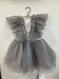 cottoli バースデイ グレー ベビードレス