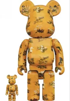 BE@RBRICK 伊藤若冲 桃花小禽図 100% 400%セット - メルカリ