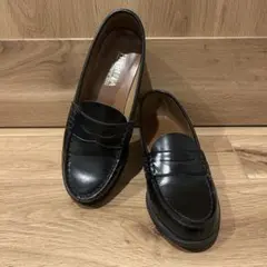 【美品】HARUTA ローファー　ブラック　23.5 2Ｅ