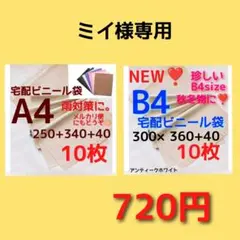 ミイ様専用　発送用 宅配ビニール袋 b4 梱包資材 メルカリストア