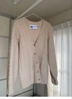 グリーンレーベルリラクシング　HAMILTONLAMBSWOOニットカーディガン